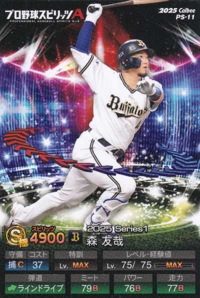 カルビー プロ野球カード '77セ・パ ライバル選手シリーズ2枚 カルビープロ野球チップス 野球カード 2025 Calbee PS-11 森友哉 | と