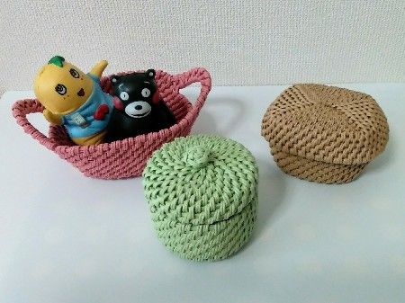 コイリング編みで蓋付きのかごを作りました 気まぐれパンダの生活 楽天ブログ