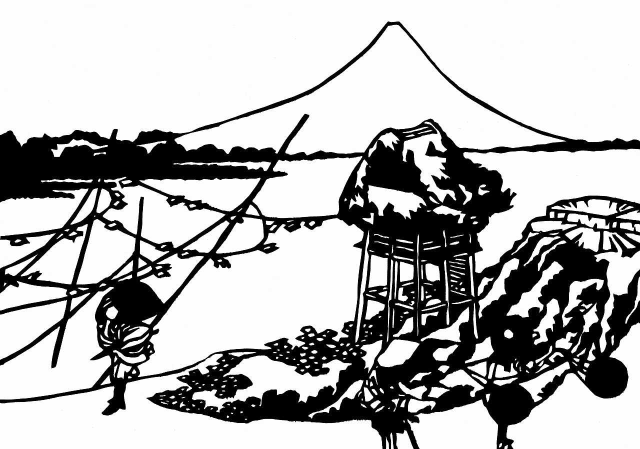 2022/12/16 浮世絵切絵 葛飾北斎 富嶽百景 木枯の不二 | 飯盛一杯のブログ - 楽天ブログ