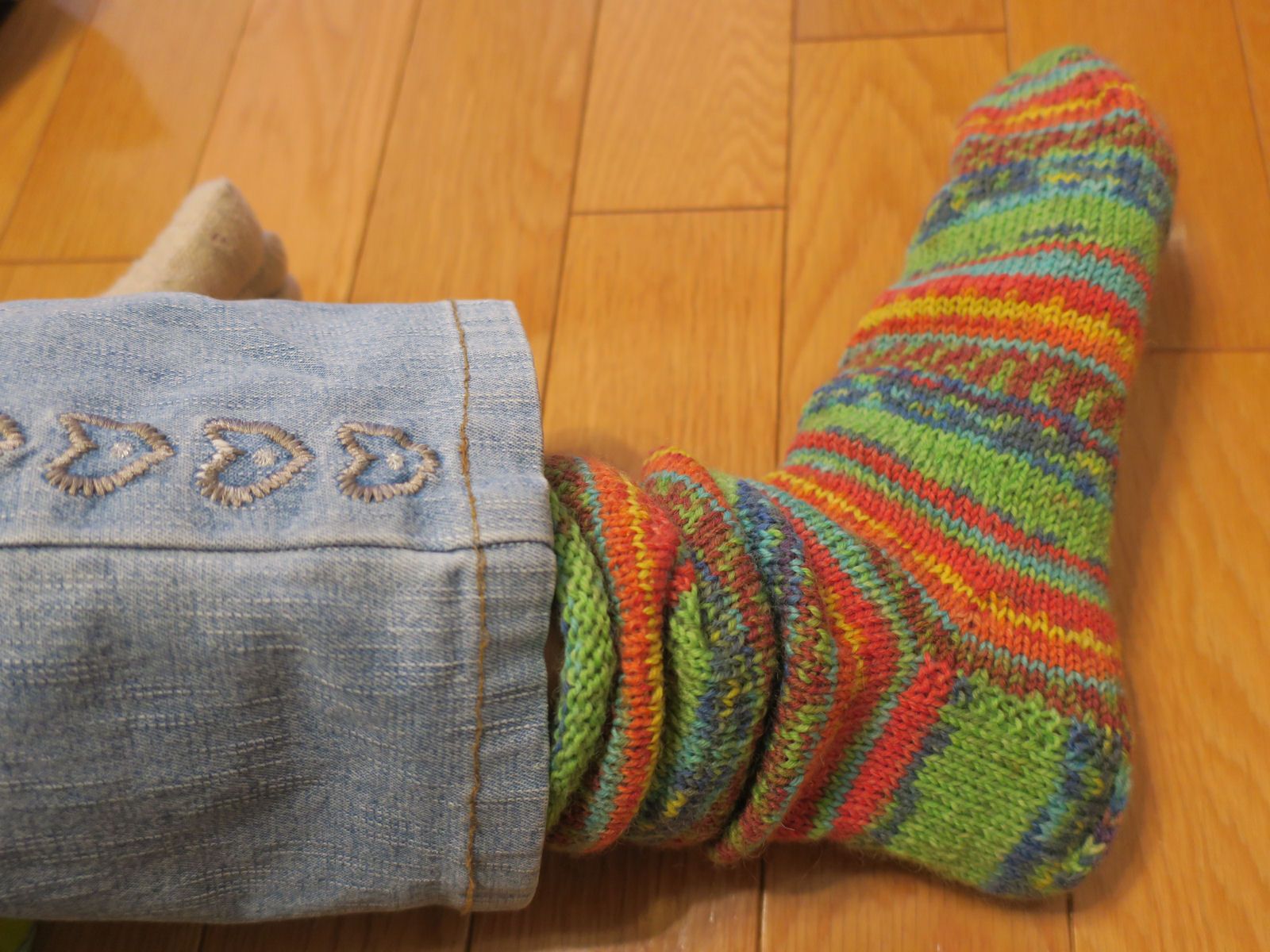 けっこうきちきちに編んでるんだけど…