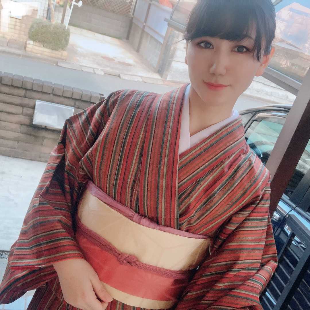 町娘風の紬の着物で茶道のお稽古🍵 | アラサー女子のちょっとお洒落