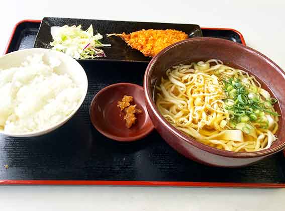 舩本うどんの「うどんランチ」-02♪