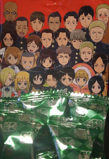 進撃巨人中学校バレンタインチョコ