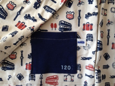 ラグランT長袖（ﾍﾞｰｼﾞｭシュマンモチーフ柄）