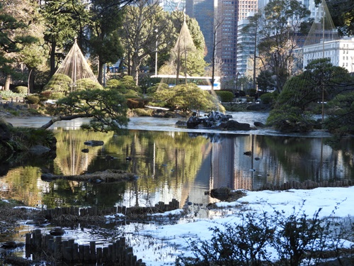 日比谷公園にて