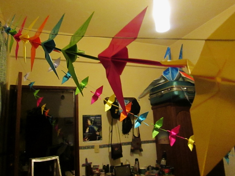 la grullas en abitacion