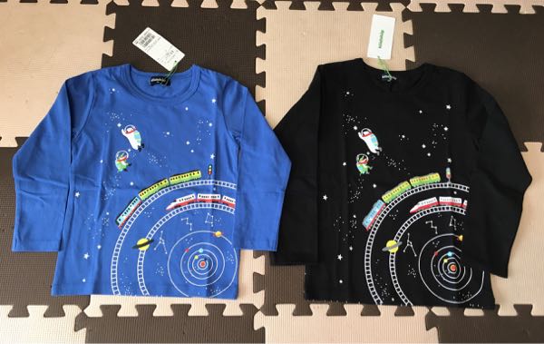 到着画 クレードスコープ 宇宙電車柄tシャツ るるこのブログ 楽天ブログ