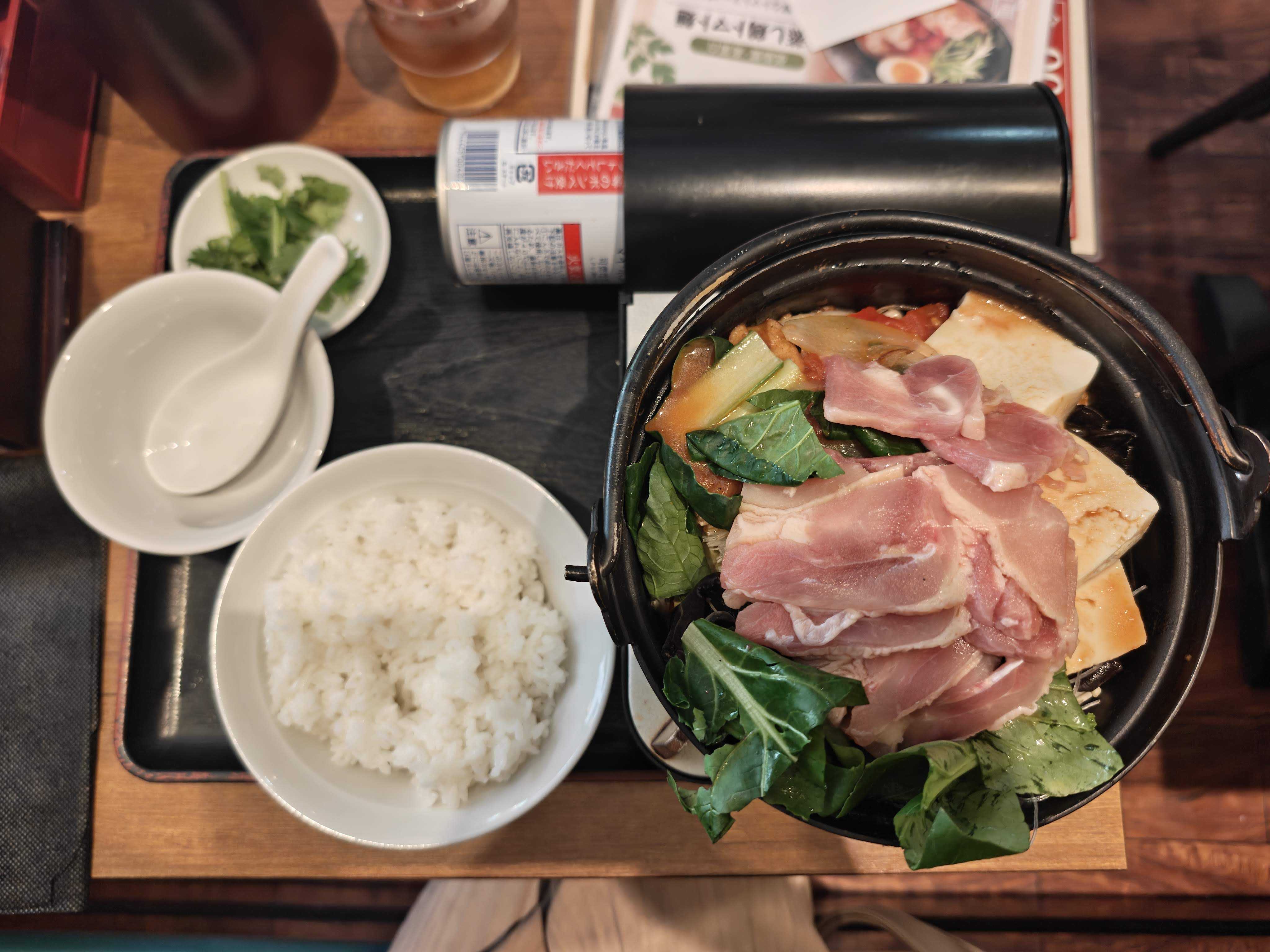 南国亭 神谷町駅前店　ランチ　ひとり火鍋(トマト)