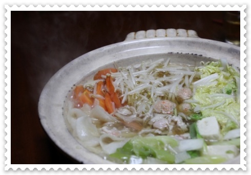 晩ご飯は鍋 14.12.13