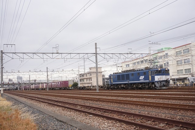 EF64 1001新津 & EF65 1104真鶴 & EF64 1049鹿島貨物5