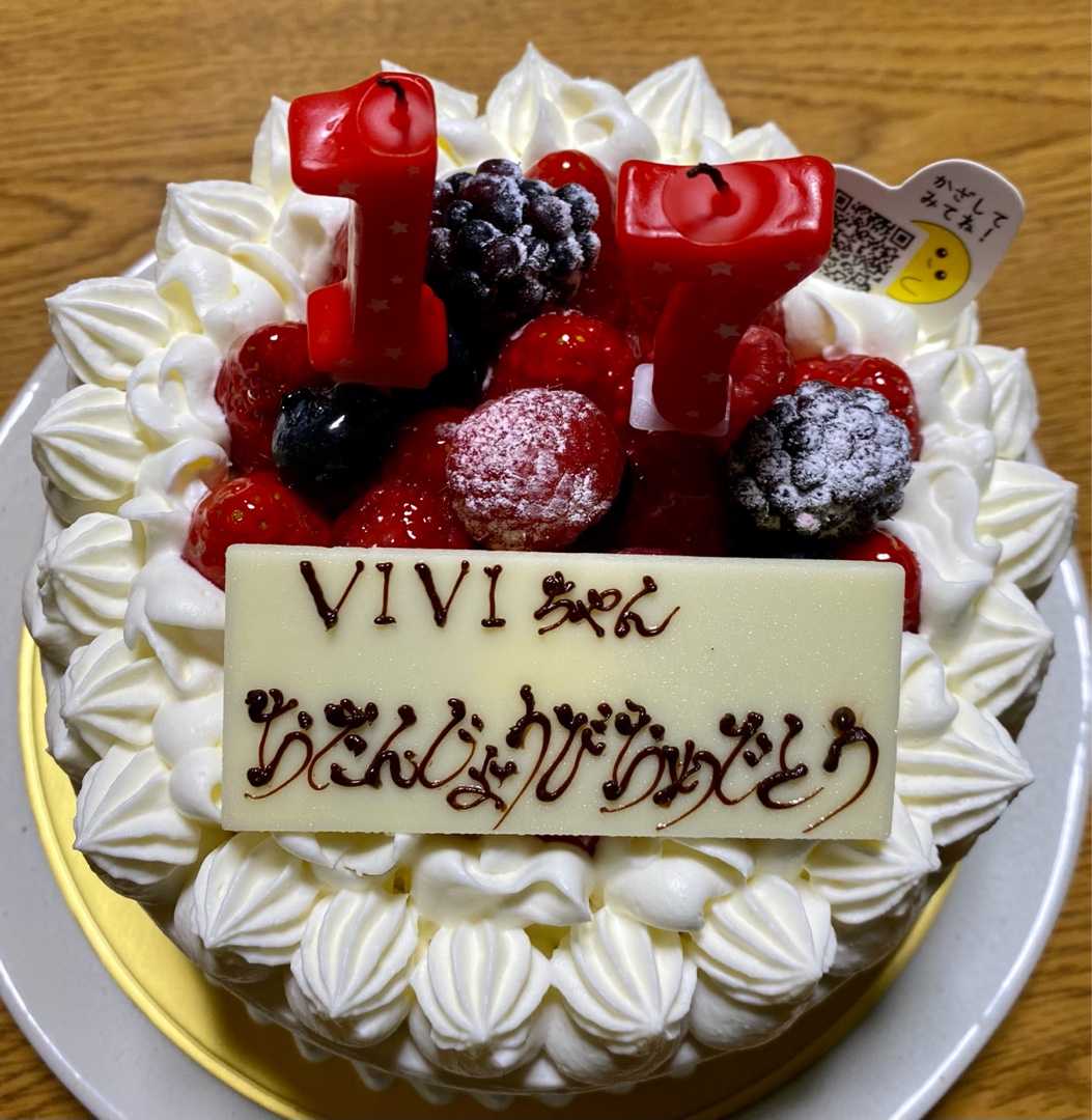 Vivi 17歳の誕生日 我家のプリンス プリンセス 楽天ブログ