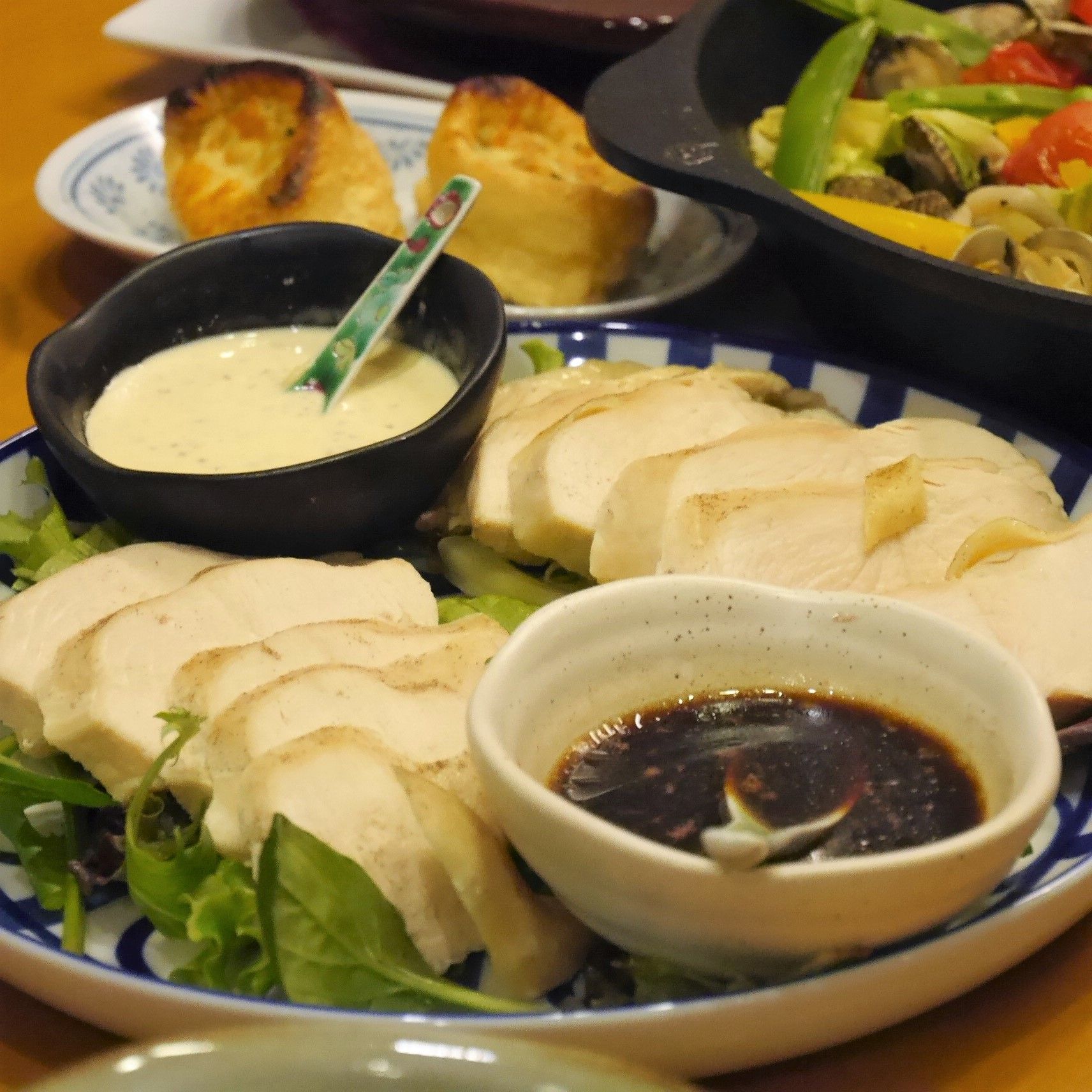 食べ物部_レンジで蒸し鶏