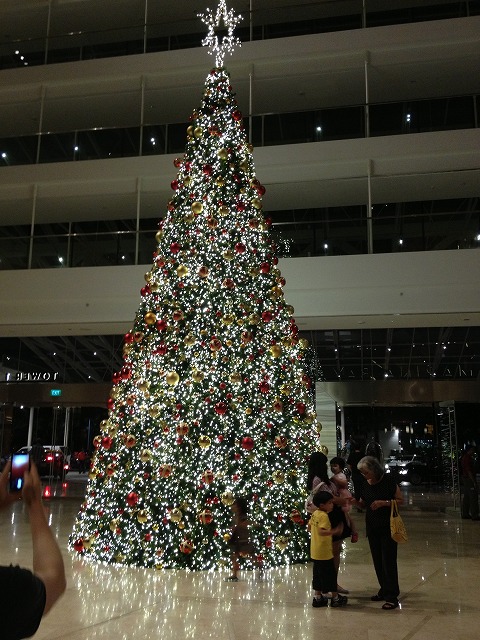 マリーナベイサンズのツリー