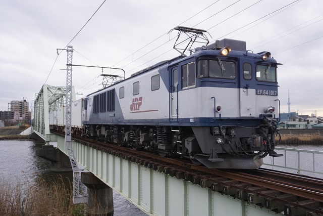 EF81 97牽引 水戸ホキ工臨 & EF64 1017牽引 鹿島貨物2