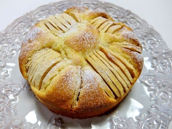 簡単　焼くまで15分！りんごケーキ apple cake リンゴ 林檎