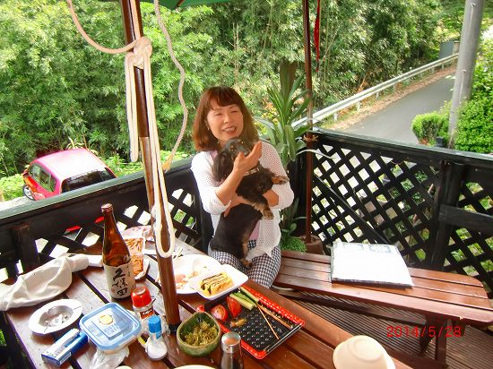 修理完了したテラスでランチ 021.jpg