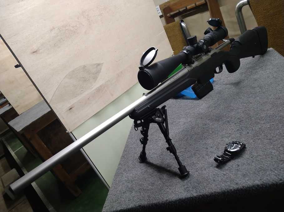 マーチングライフル　白 MAPLE LEAF MLC-338 流速OF スナイパーライフル エアガン