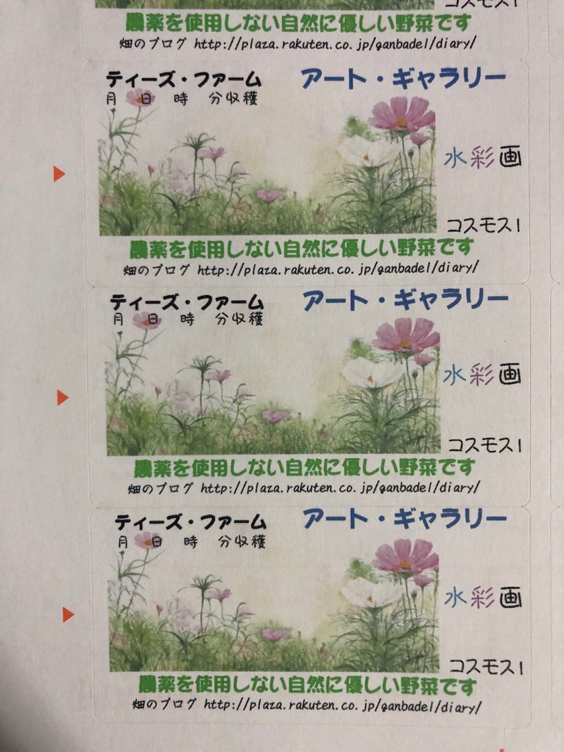 野菜のラベル テツファーム 楽天ブログ