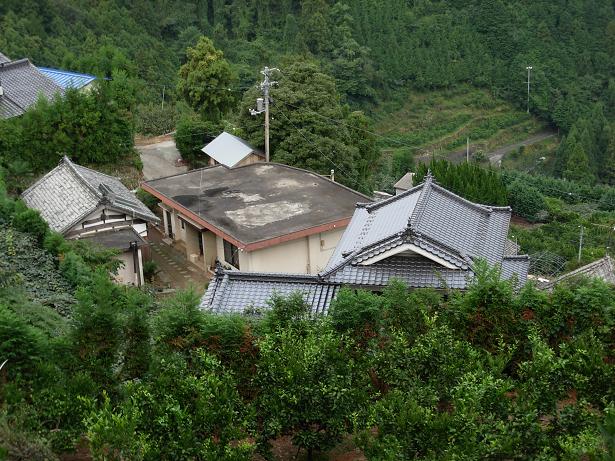 山上からの実家