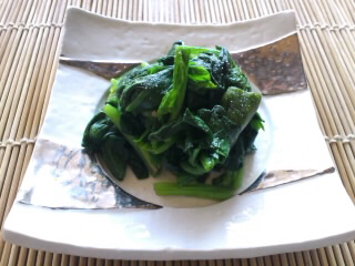 ほうれん草のおひたし