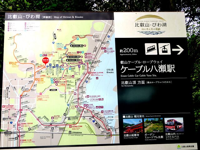 叡山ケーブルカー、叡山ロープウェー（2019年7月25日）  星とカワセミ 