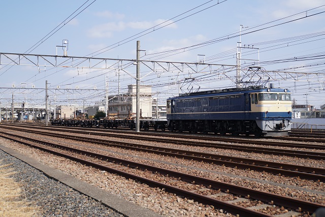 EF65 501牽引 高崎チチキ工臨 空返却2