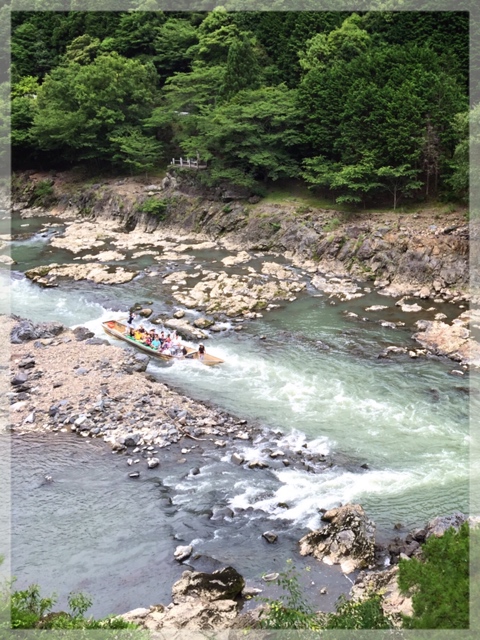 嵯峨野トロッコ列車沿線風景