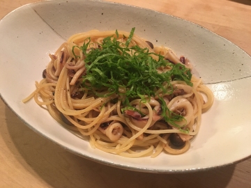 160730沖漬けパスタ