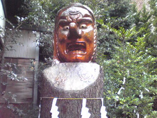 横浜金刀比羅神社2012年２月・天狗