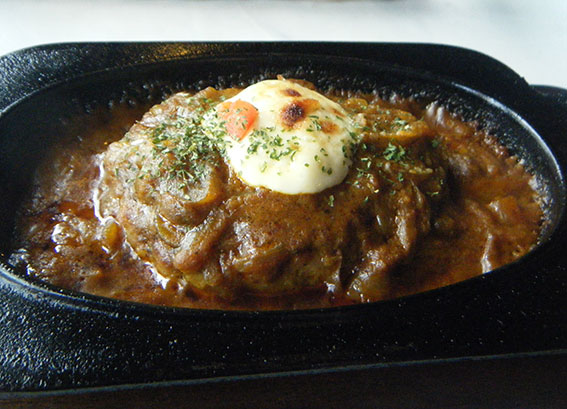 インドラの「ハンバーグカレー」-2♪