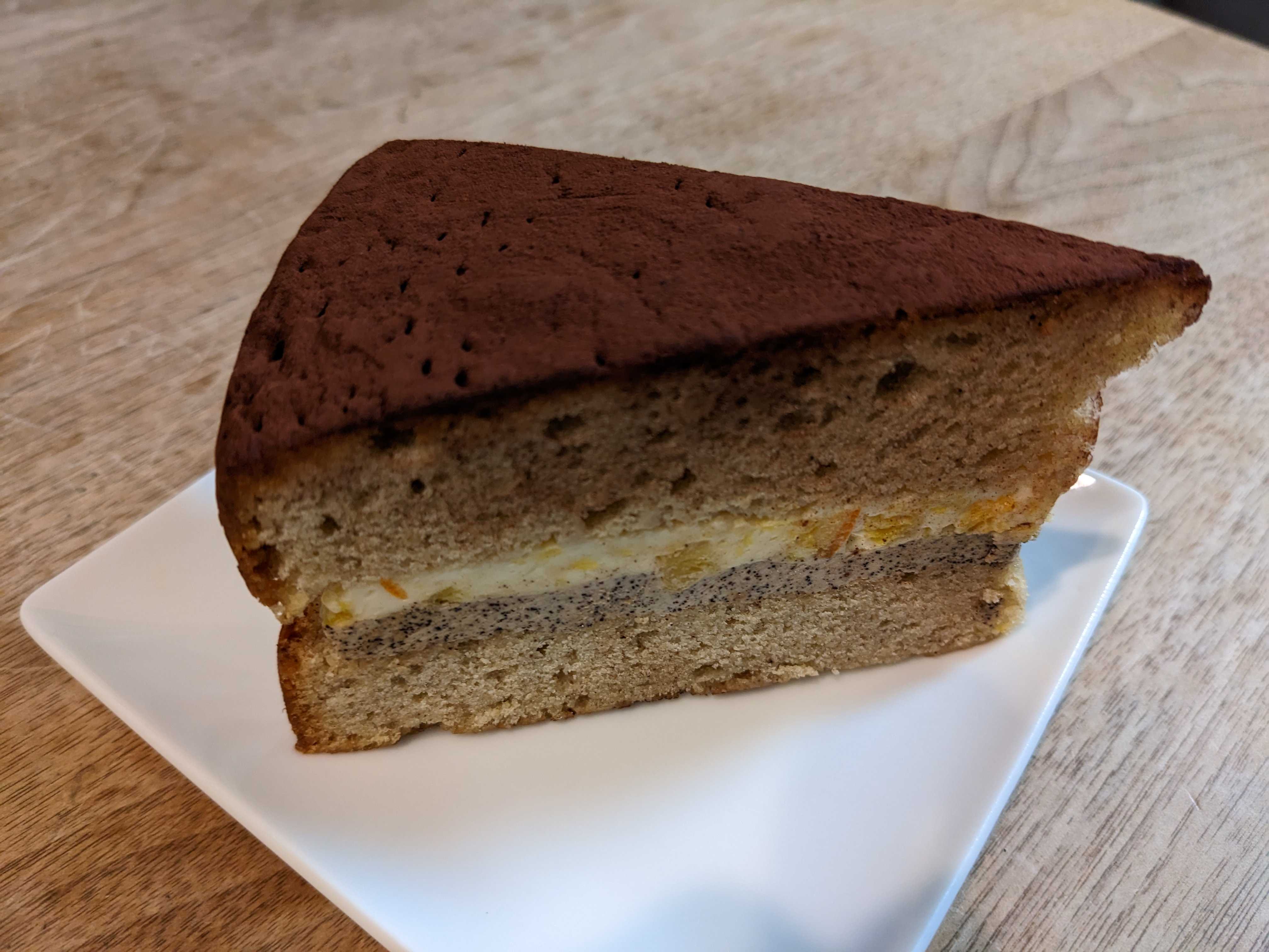 ネーブルと珈琲クリームのティラミス風ビクトリアケーキ