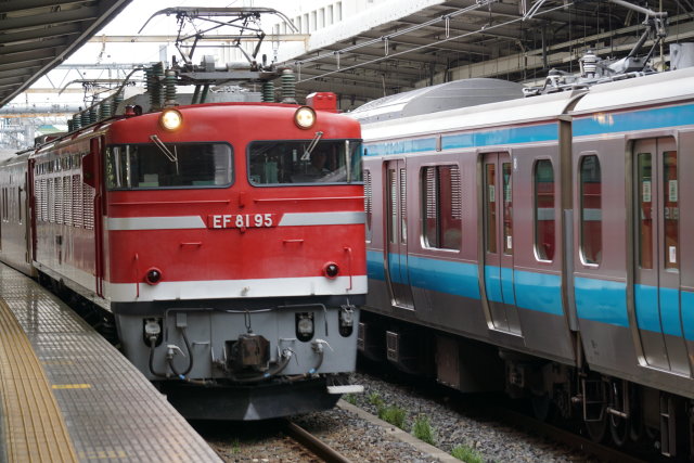 EF81 140牽引 E231系 郡山出場 配給4