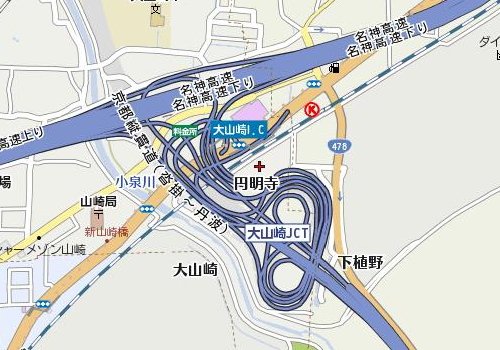 大山崎ジャンクション地図