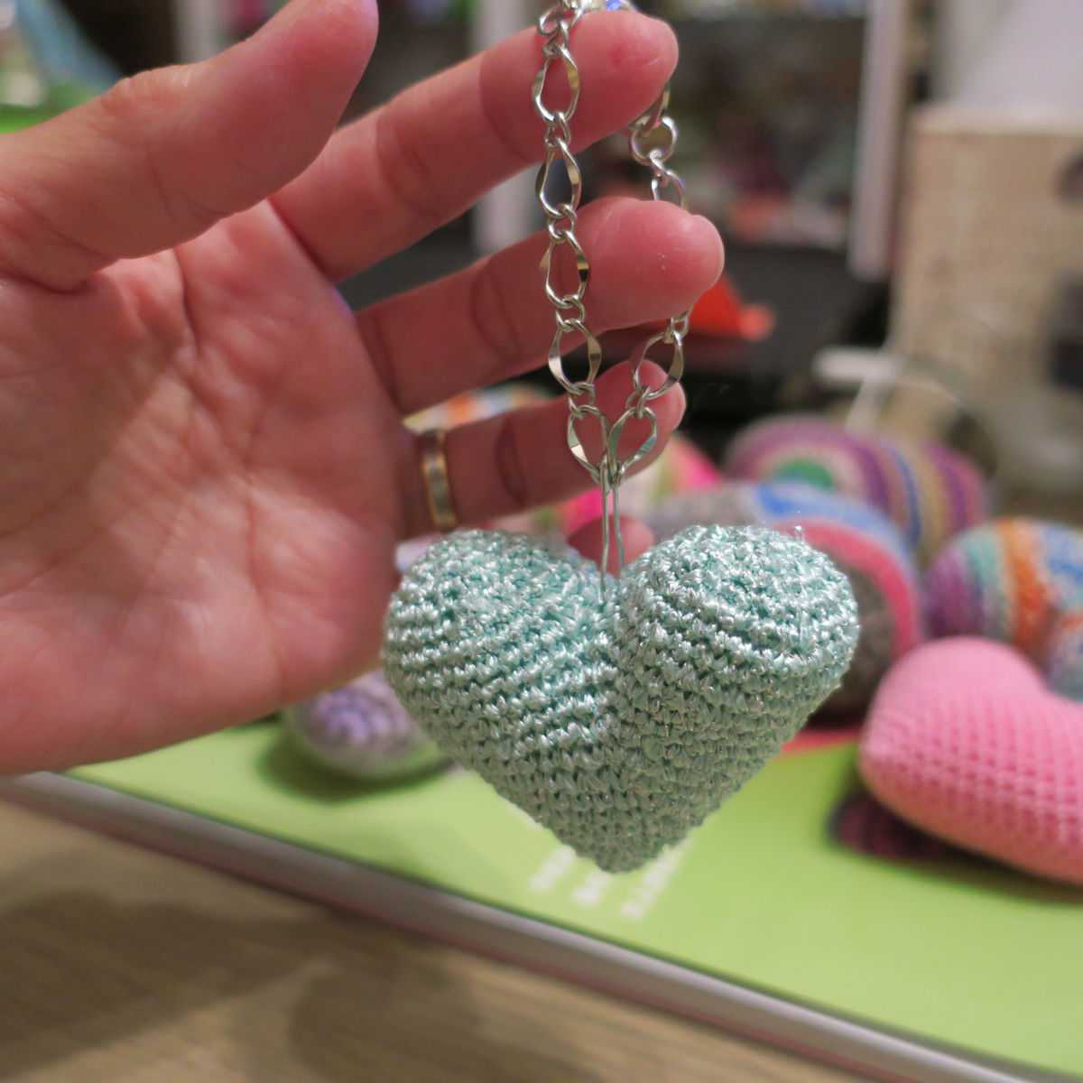 ダイソーのルミナスでキラキラのぷっくりハート そら豆プリント倶楽部 楽天ブログ