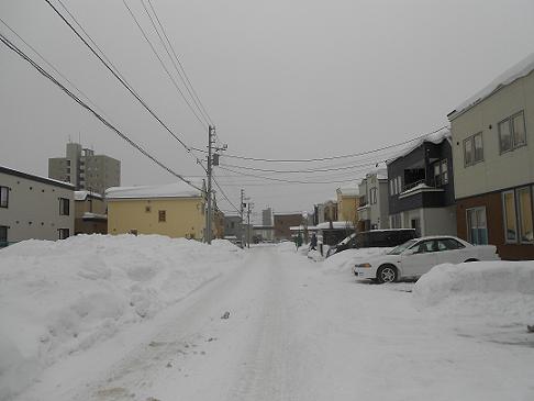 今日の住宅街