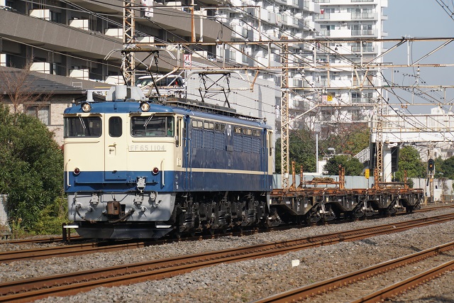 EF65 1104牽引 高崎チキ工臨 & EF210-135牽引 日鐵チキ工臨2