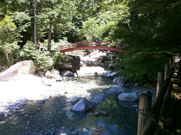 かわうえ　夕森公園　龍神の滝