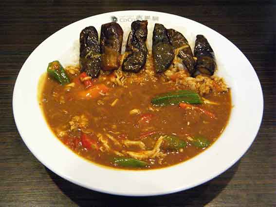 CoCo壱番屋の「チキン夏野菜ナスカレー」♪