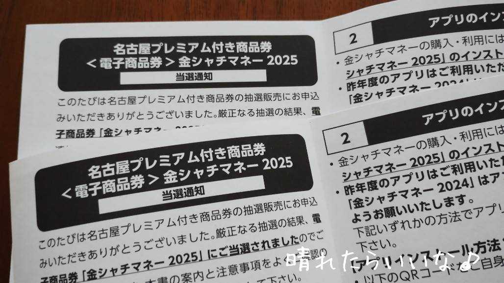 金シャチマネー2025 | 晴れたらいいな♪ - 楽天ブログ
