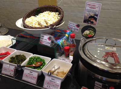 ベッセルホテルカンパーナ沖縄朝食沖縄そば