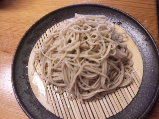 蕎麦は冷たい方が旨い♪