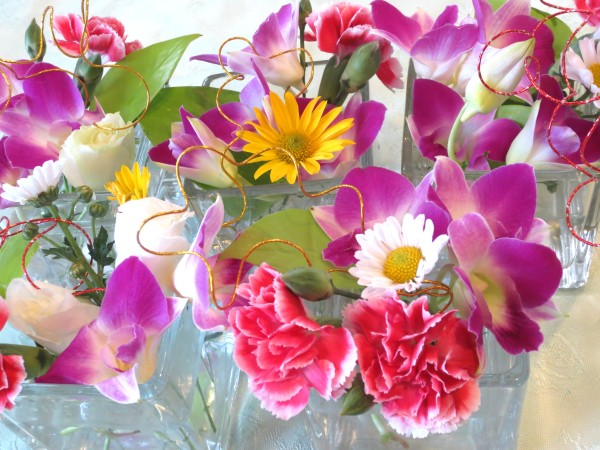 テーブルのお花