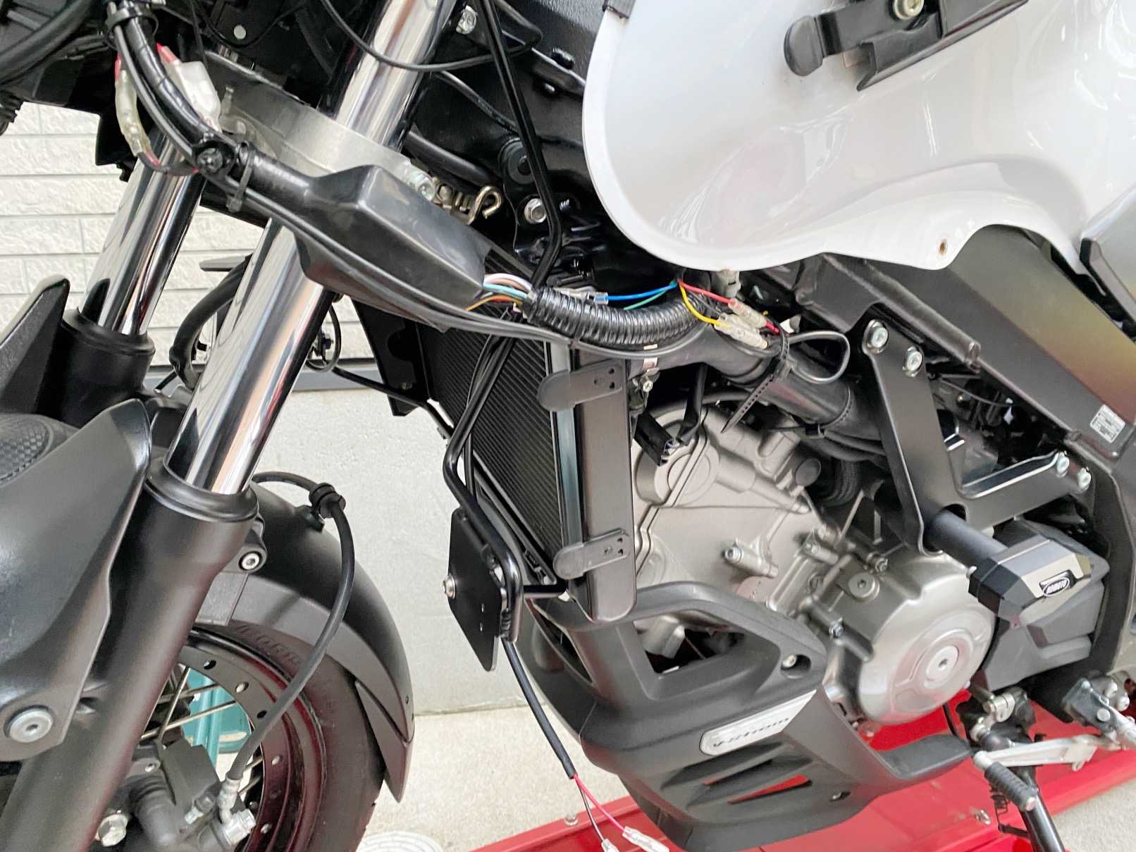 v-strom650 フォグランプ用電源 ハーネス