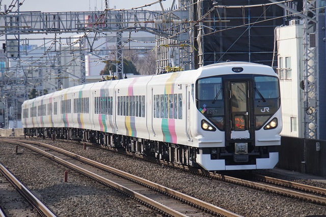 E351系 ｢ス－パーあずさ｣ & DE10 1685牽引 木更津チキ工臨6