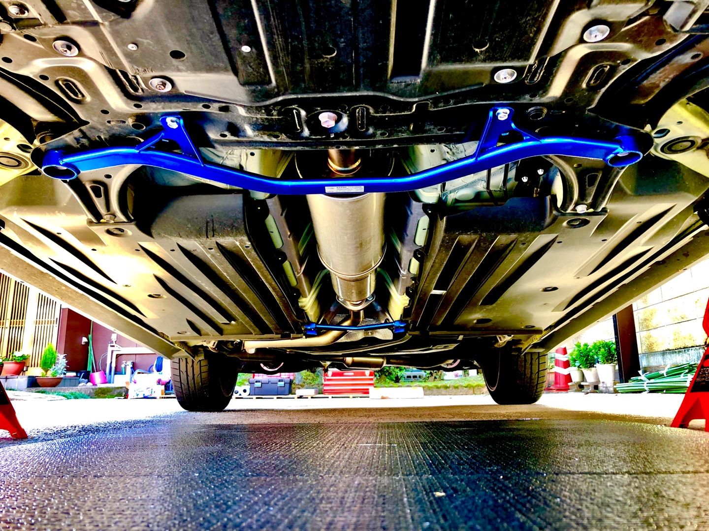 マフラーアース取り付け モチ日記 楽天ブログ