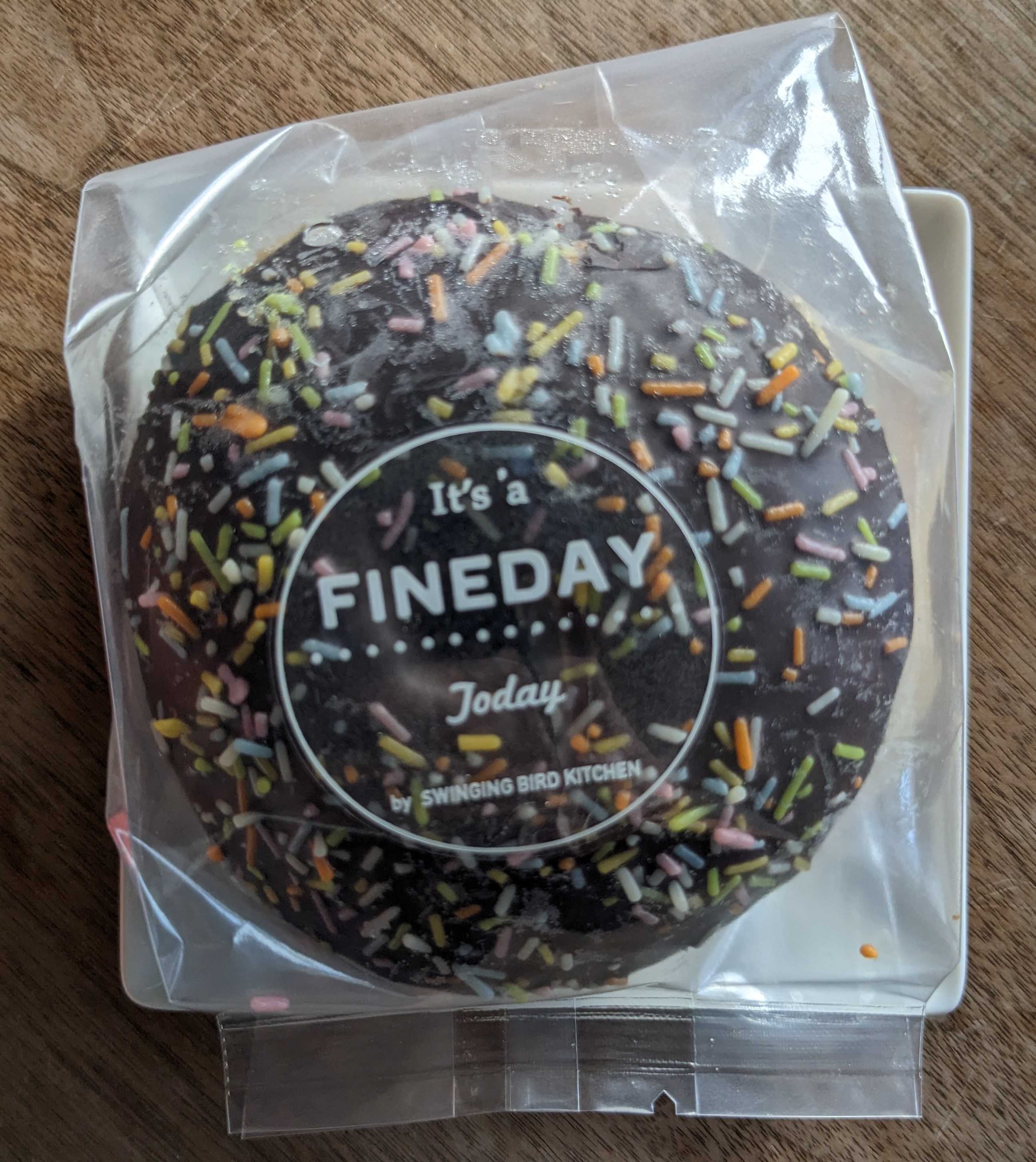 広島市カフェFINE DAYの通販　チョコ（シュガースプレー）ドーナツ