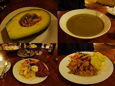 Rwakobo Rock　ウガンダ 夕食