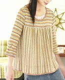 チュニック 7分袖ボーダー胸ギャザー切り替え＠鉤 1.jpg