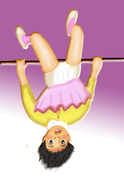ズロース丸見え.gif