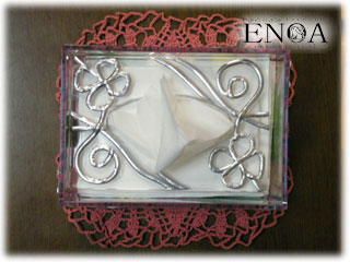 ティッシュボックス（バラ）2個